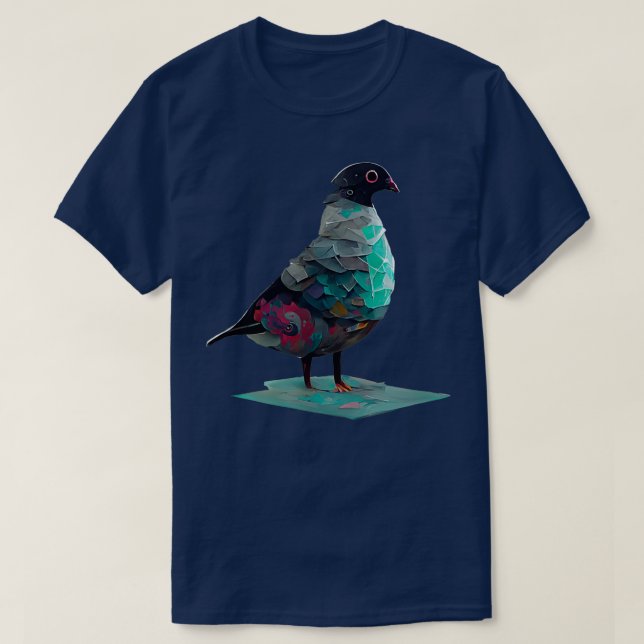 Camiseta Petey, o Pombo (Frente do Design)