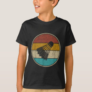 Camiseta Petisco de Peteca de Badminton Vintage Retro Para