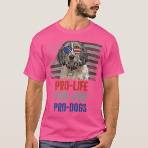 Camiseta Petits Bassets Griffons Vendeen Pro Life Pro God P