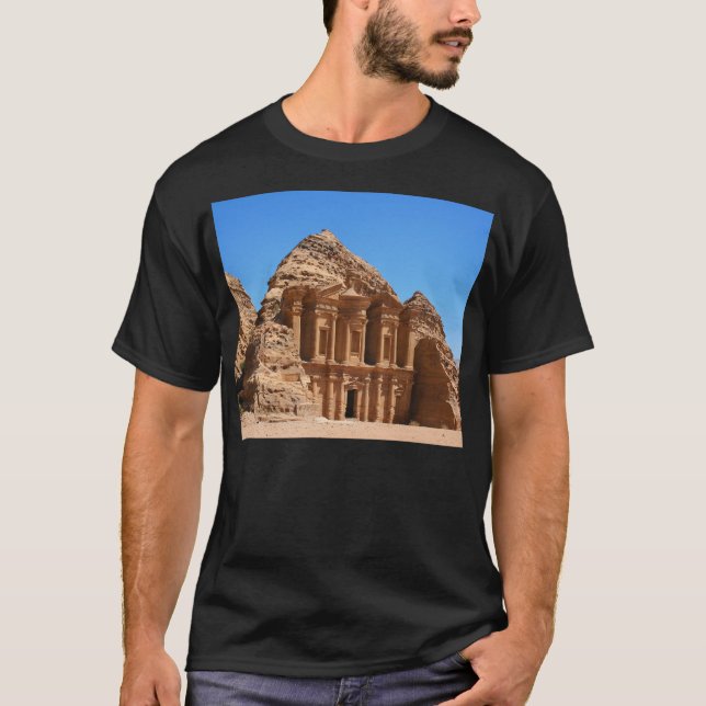 Camiseta PETRA Jordão do monastério (Frente)