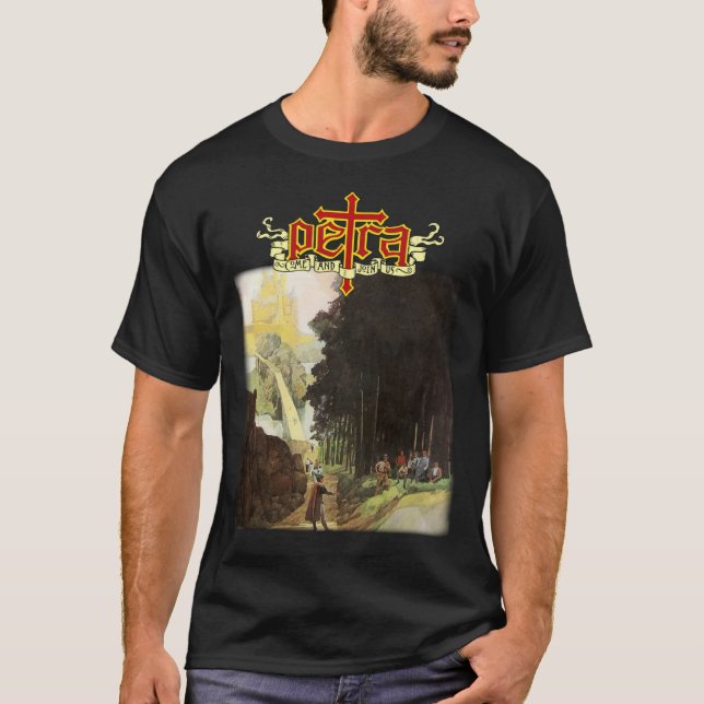 Camiseta Petra - Venha Juntar-Se A Nós Um T-Shirt Essencial (Frente)