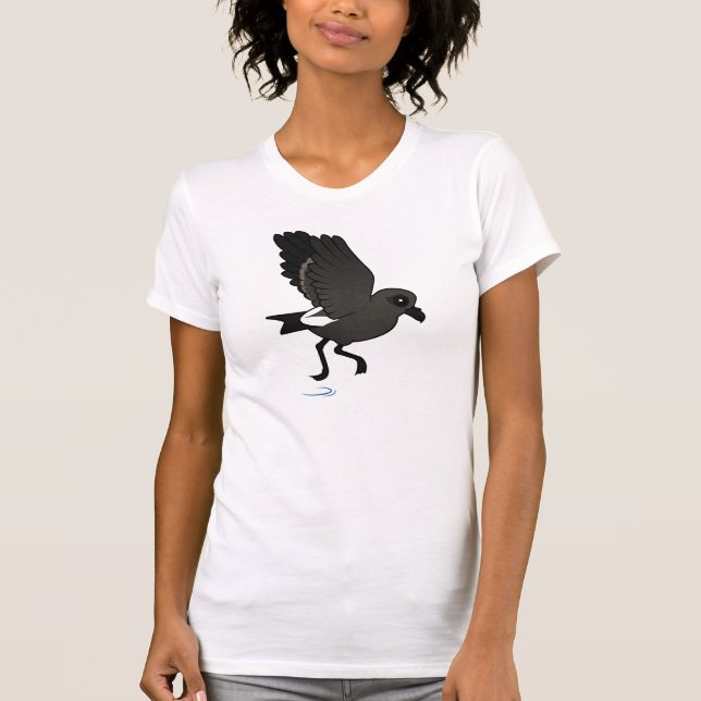Camiseta Petrel de tempestade da lixívia (vibração) (Frente)