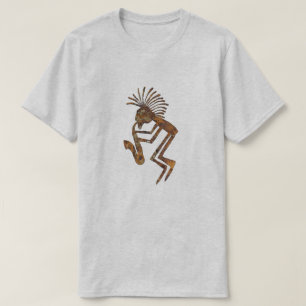 Camiseta Petroglyph do jogador de saxofone