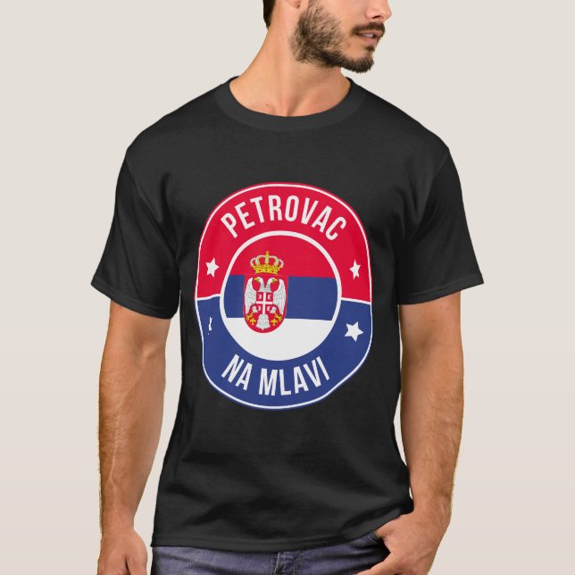 Camiseta Petrovac na Mlavi, Sérvia Cidade (Frente)