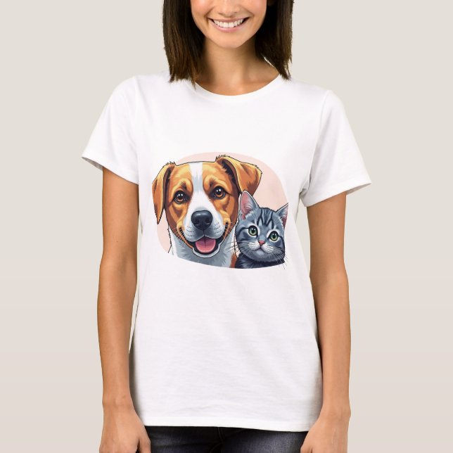 Camiseta pets and dog (Frente)