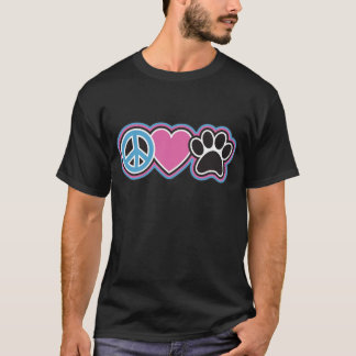 Camiseta Pets de amor à paz