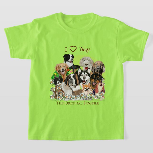 Camiseta Pets De Cuta De Dogpile Originais, Personalize O T (Postura )