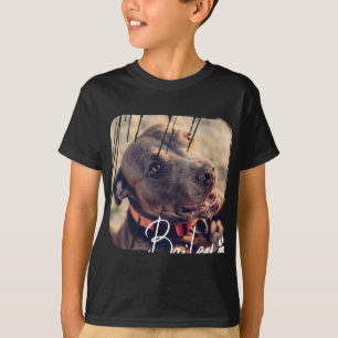 Camiseta Pets Moderno Simples Nome Nge Legal E Foto 