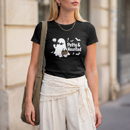 Camiseta Petty & Haunted Ghost | Desenho Glam de H