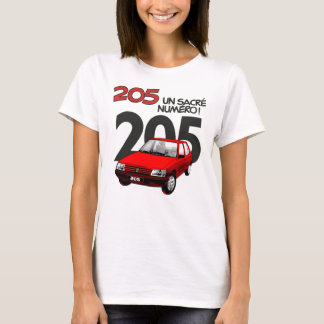 CAMISETA PEUGEOT 205 RED342