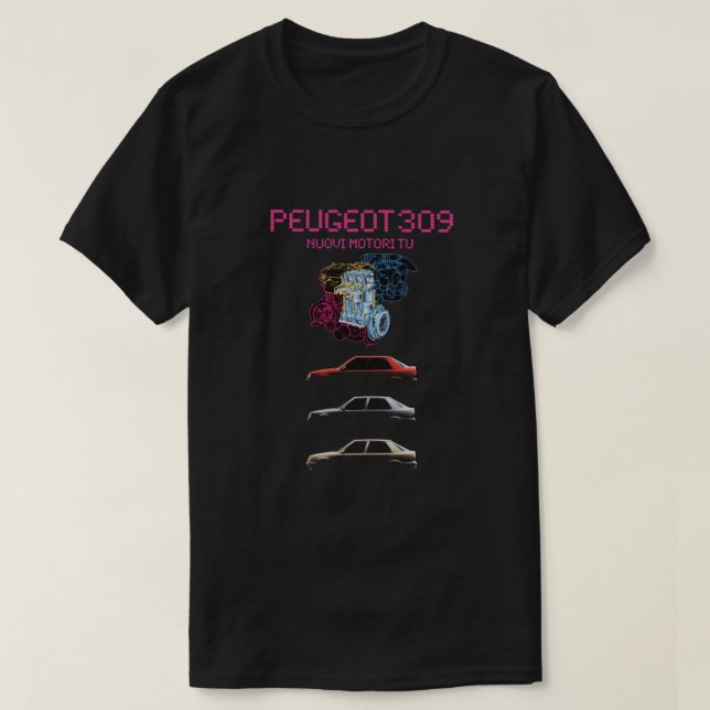 CAMISETA PEUGEOT 309 (Frente do Design)