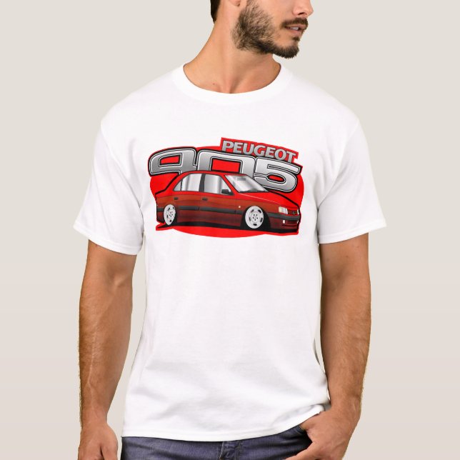 camiseta peugeot 405 (Frente)