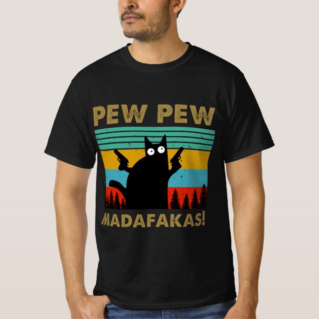 Camiseta Pew Pew Madafakas (Frente)