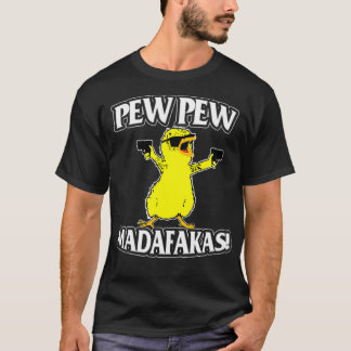 Camiseta Pew Pew Madafakas cats Gun Funny T-Shirt T-Shirt_1