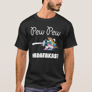 Camiseta Pew Pew Madafakas Women Unicorn
