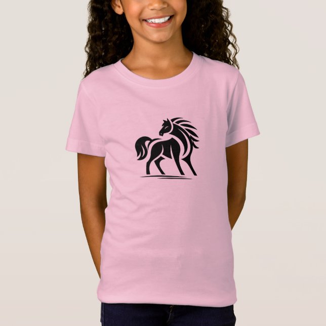 Camiseta Pferdchen Illustration (Frente)