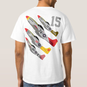 Camiseta Pfive1 P-51 "15a força aérea "