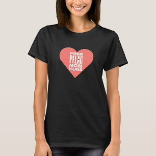 Camiseta PFLAG Mãe Abraços com Coração
