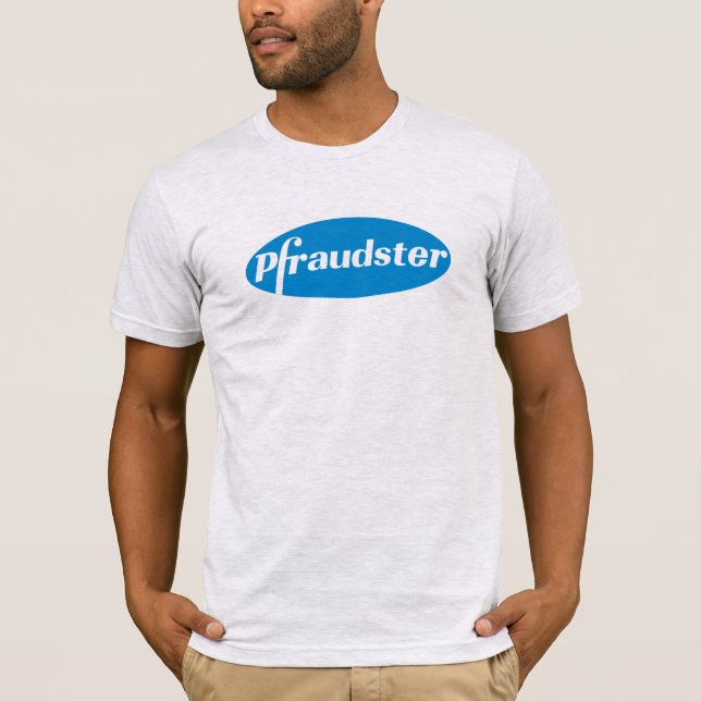 Camiseta Pfraudster - Pfizer Logo Parody (Classic) Men (Frente)