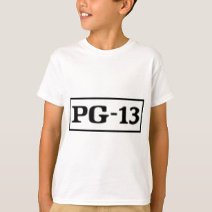 Camiseta PG-13 avaliado, sistema de avaliação