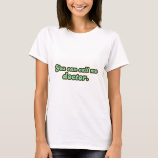 Camiseta Ph.D. & presentes da graduação da escola do MED