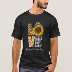 Camiseta Ph Love Lepard Xadrez Sunflower Paraprofessionnell