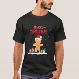 Camiseta Ph Merry Christmas Gingerbread Christmas Cookie Ba