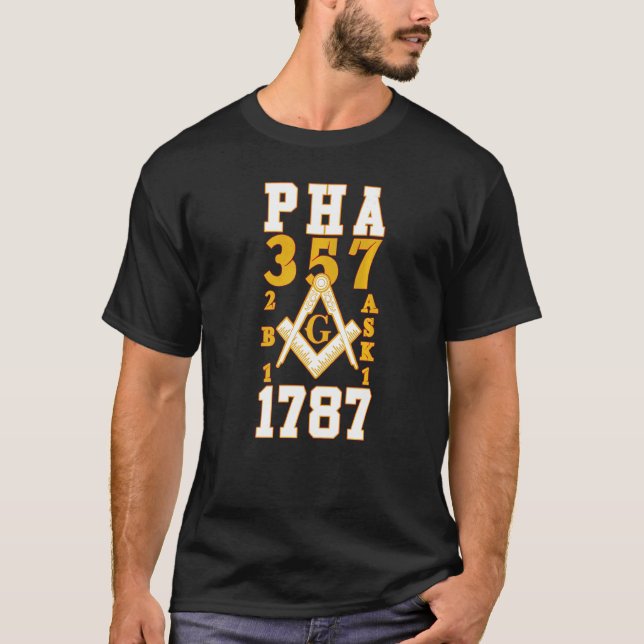 Camiseta Pha 357 Mason 1987 2b1ask1 Compass Square (Frente)