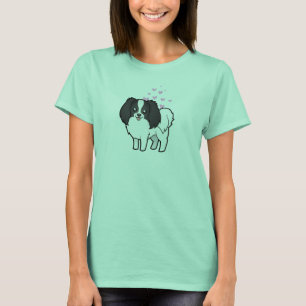 Camiseta Phalene/amor Chin do japonês