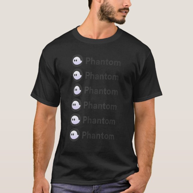Camiseta Phantom Crypto E Nft Wallet Na Rede Solana (Frente)