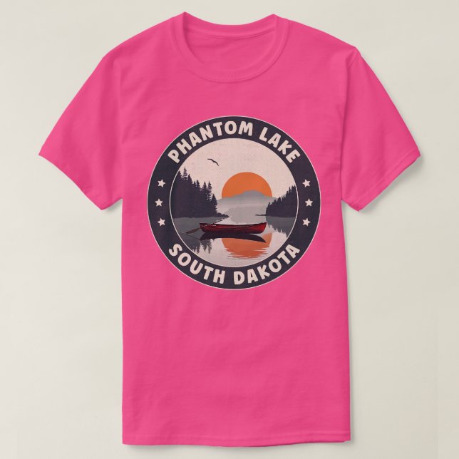Camiseta Phantom Lake South Dakota Sunset (Frente do Design)