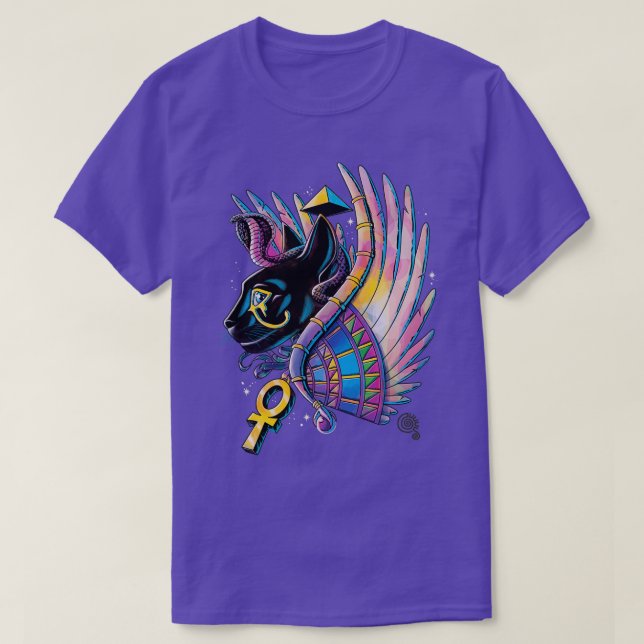 Camiseta Pharaoh Cat (Frente do Design)
