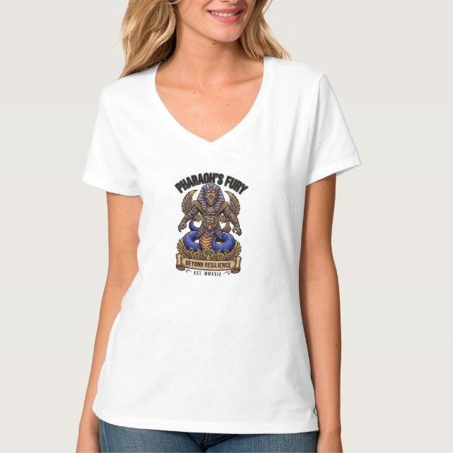 Camiseta Pharaoh's Fury Antigo Anubis (Frente)