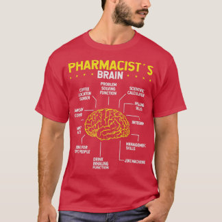 Camiseta Pharmacist Brain Pharmacy School Graduation Party