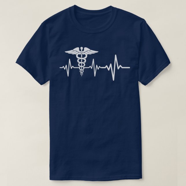 Camiseta Pharmacist Heartbeat Gift (Frente do Design)