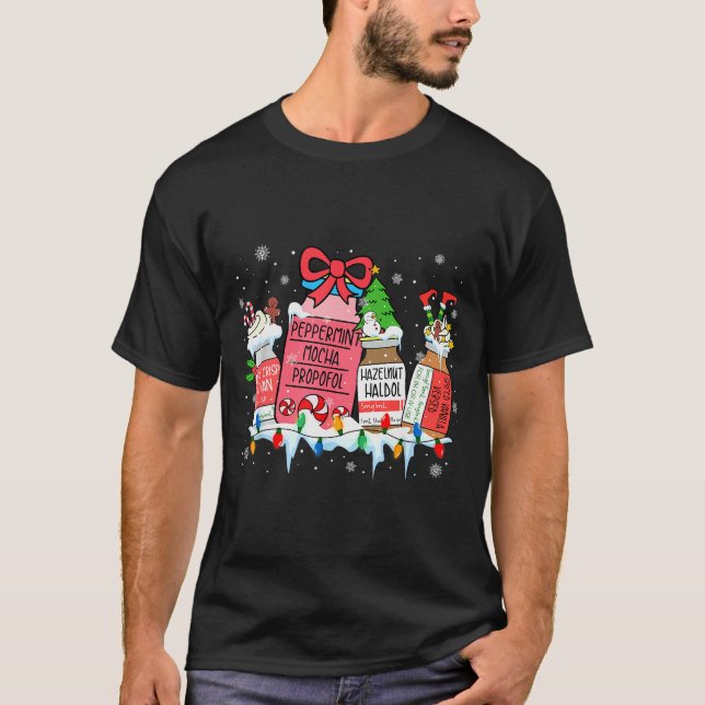 Camiseta Pharmacy Crew Christmas Pharmacist Medicine Reinde (Frente)