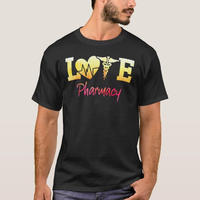 Camiseta Pharmacy Love Pharmacist Tech (Frente)