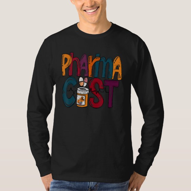 Camiseta pharmacy pharmacist pharm tech technician assistan (Frente)