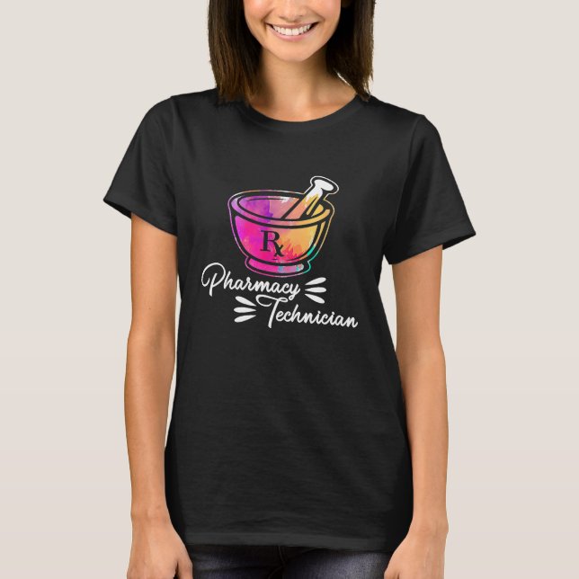 Camiseta Pharmacy Technician Art Certified Pharma Tech T-Sh (Frente)