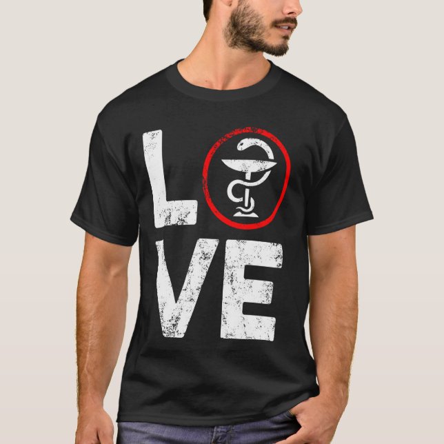 Camiseta Pharmacy Technician Love Certified Pharma Tech (Frente)