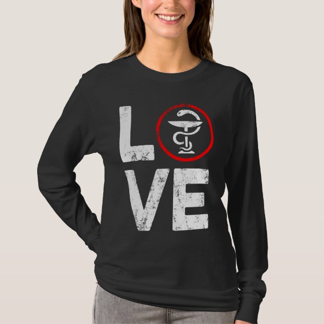 Camiseta Pharmacy Technician Love Certified Pharma Tech (Frente)