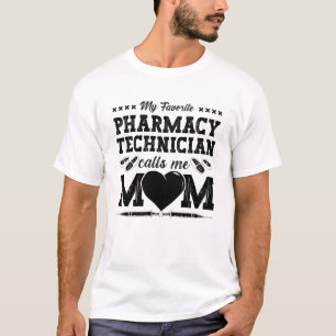 Camiseta Pharmacy Technician Me Chama Mãe Farmacêutica Gift