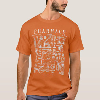 Camiseta Pharmacy Technician Pharmacist Tools Vintage Paten
