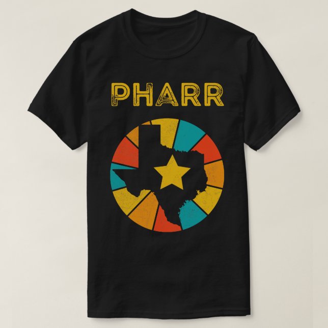 Camiseta Pharr Texas Vintage desapontou Souvenir (Frente do Design)