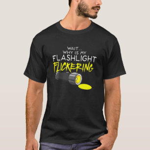 Camiseta Phasmophobia Flashlight - Flickering - Caça ao Fa