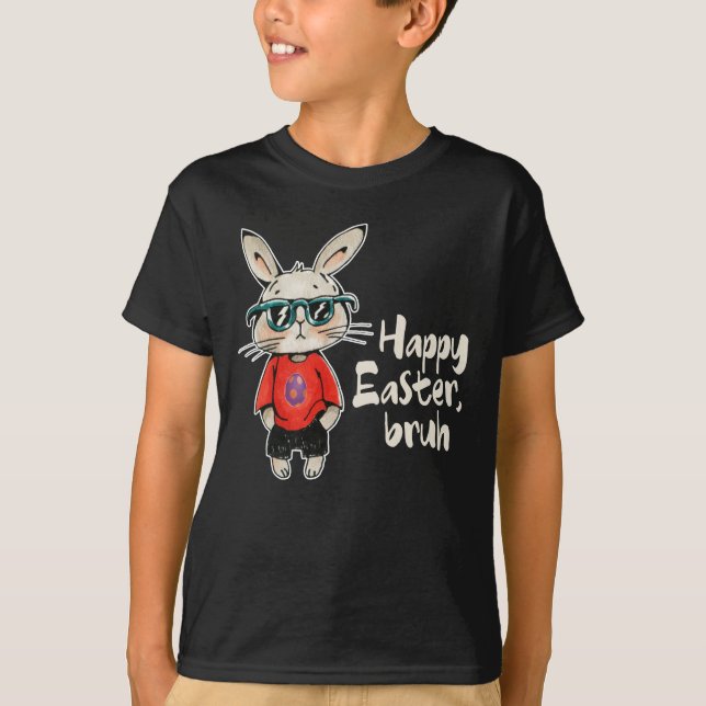 Camiseta Phat Easter Bunny e Sic Rabbit uma divertida Pásco (Frente)