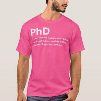Camiseta Phd Definition 4