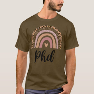Camiseta Phd Design Mínimo do Arco-Íris