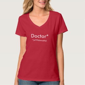 Camiseta PhD/doutor T-shirt