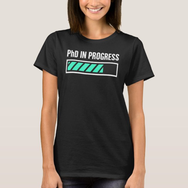 Camiseta Phd Em Curso (Frente)